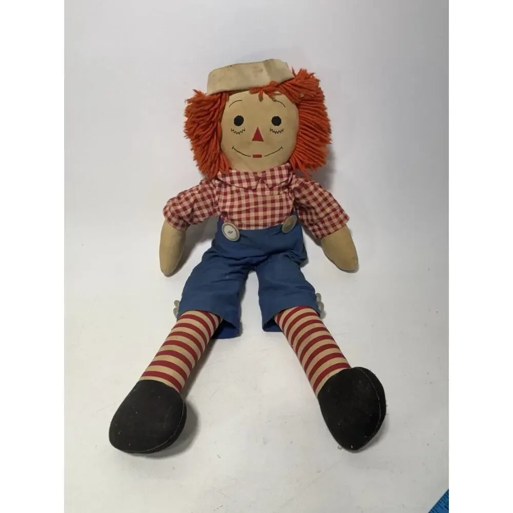 Vintage Raggedy Andy Style Cloth Doll 26